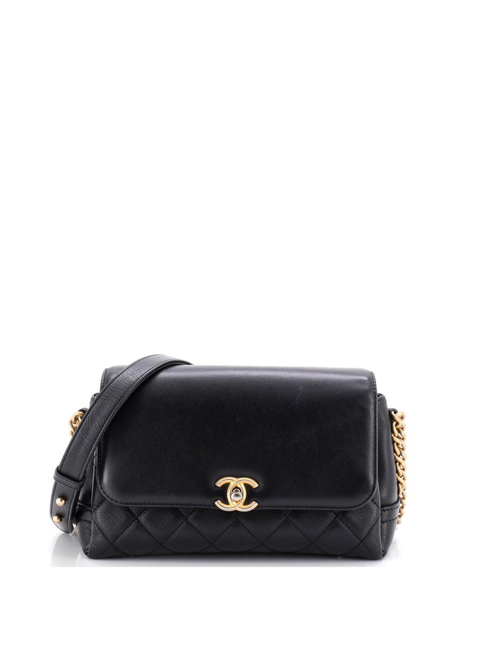 Chanel Side Chain Compartment Flap Bag #373231C39B